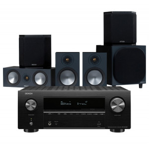 Denon AVR-X2700H AV Receiver w/ Monitor Audio Bronze 100 Speaker Package