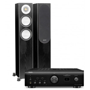 Denon PMA-1600NE w/ Monitor Audio Silver 200 Speakers