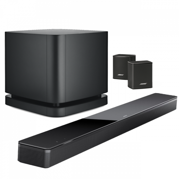 Bose Soundbar 700 w/ BM500 w/ Surround Speakers 300