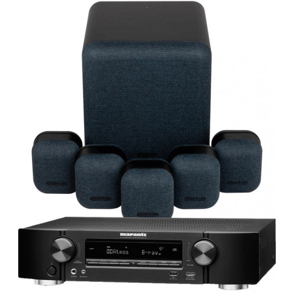 Marantz NR1711 AV Receiver w/ Monitor Audio Mass Gen2 5.1 Speaker Package