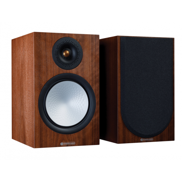 Monitor Audio Silver 100 7G (7 Year Warranty) Walnut Speakers 