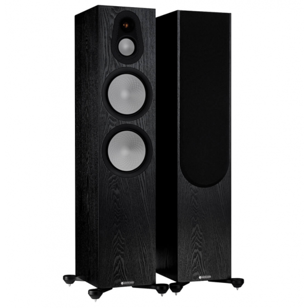 Monitor Audio Silver 500 7G (7 Year Warranty) Black Oak Speakers 
