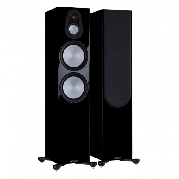 Monitor Audio Silver 500 7G (7 Year Warranty) Gloss Black Speakers 