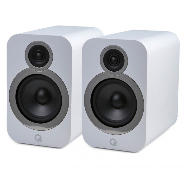 Q Acoustics 3030i Bookshelf Stereo Speakers Arctic White