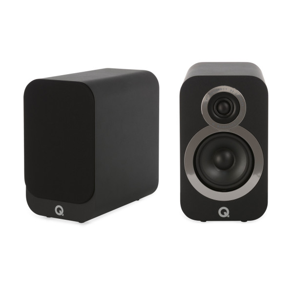 Q Acoustics 3020i Carbon Black Speakers 