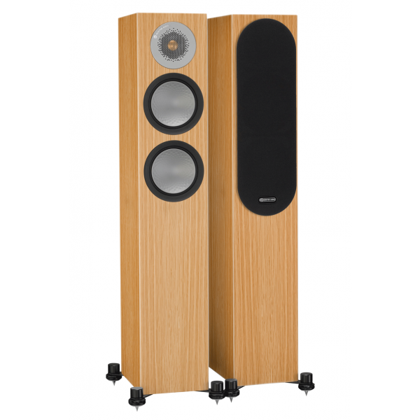 Monitor Audio Silver 200 Floorstanding Speakers Natural Oak (6G)