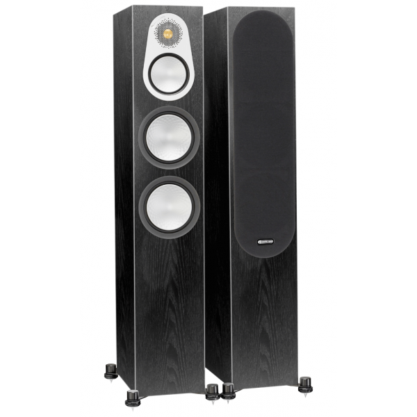 Monitor Audio Silver 300 Floorstanding Speakers Black Oak