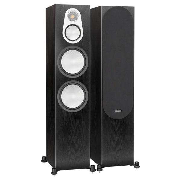 Monitor Audio Silver 500 Floorstanding Speakers Black Oak
