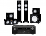 Denon AVC-X6700H AV Receiver w/ Monitor Audio Silver 200 7G Speaker Package