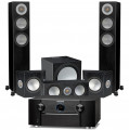 Marantz SR7015 AV Receiver w/ Monitor Audio Silver 200 Speaker Package
